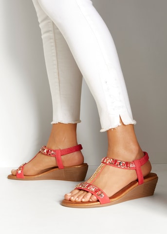 VIVANCE Sandals in Red