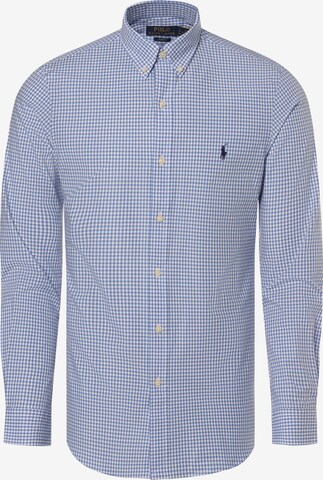 Polo Ralph Lauren Slim fit Button Up Shirt in Blue: front