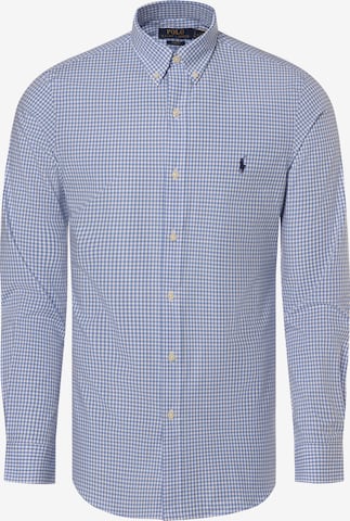 Polo Ralph Lauren Slim fit Button Up Shirt in Blue: front