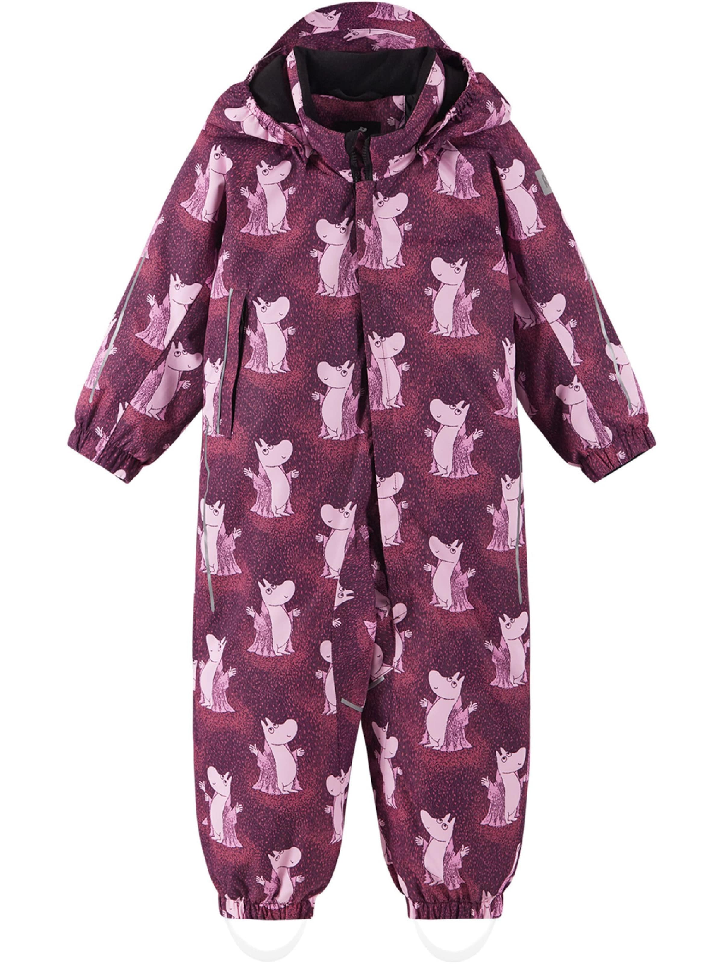 Reima Funktionsanzug 'Moomin Lyster' in Lila: Vorderseite
