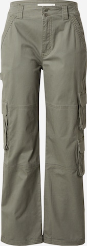 Abercrombie & Fitch Loosefit Cargobroek 'CLASSIC' in Groen: voorkant