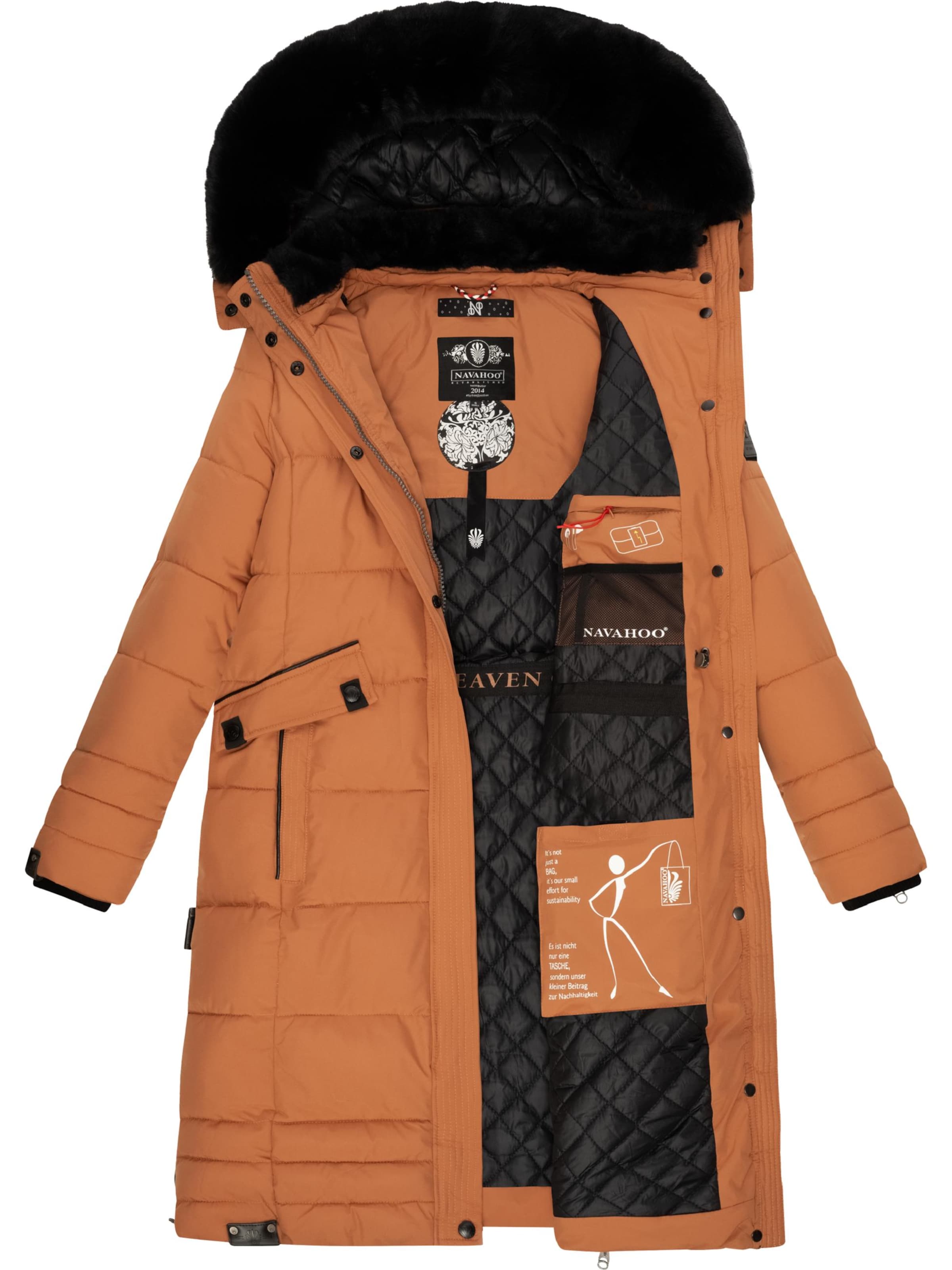 NAVAHOO Winter coat 'Fahmiyaa' in Brown