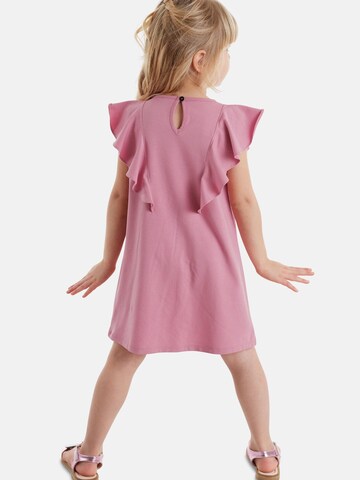 Abito 'Panda Frill' di Denokids in rosa