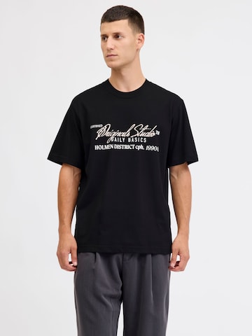 T-Shirt JACK & JONES en noir : devant