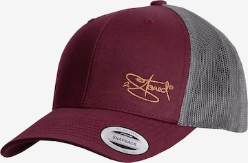 2Stoned Cap 'Flexfit Trucker Retro 2-Tone' in Red: front