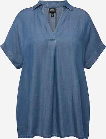 Ulla Popken Tuniek in Blauw: voorkant