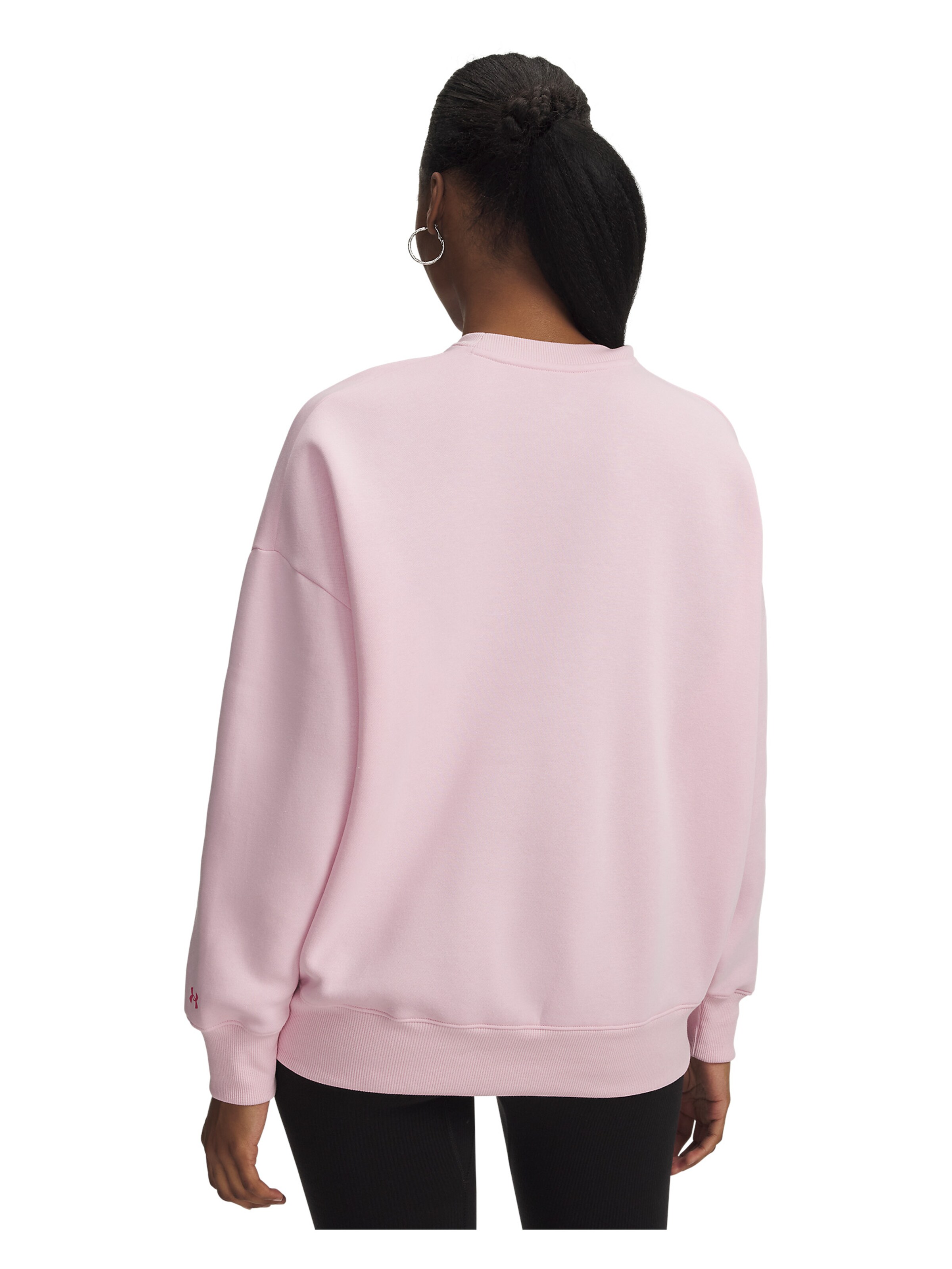 UNDER ARMOUR Sports sweatshirt ''Rival ' in Pink