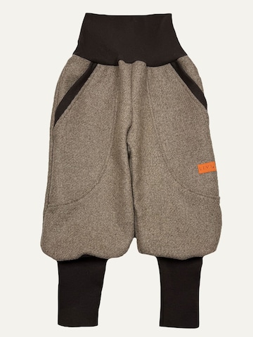 LiVi BERLIN Loose fit Pants 'JOGGER WOLLE BEIGE UNI' in Beige: front