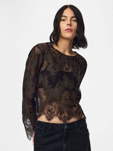 PIECES - Blusa 'PCNorinne' en marrón