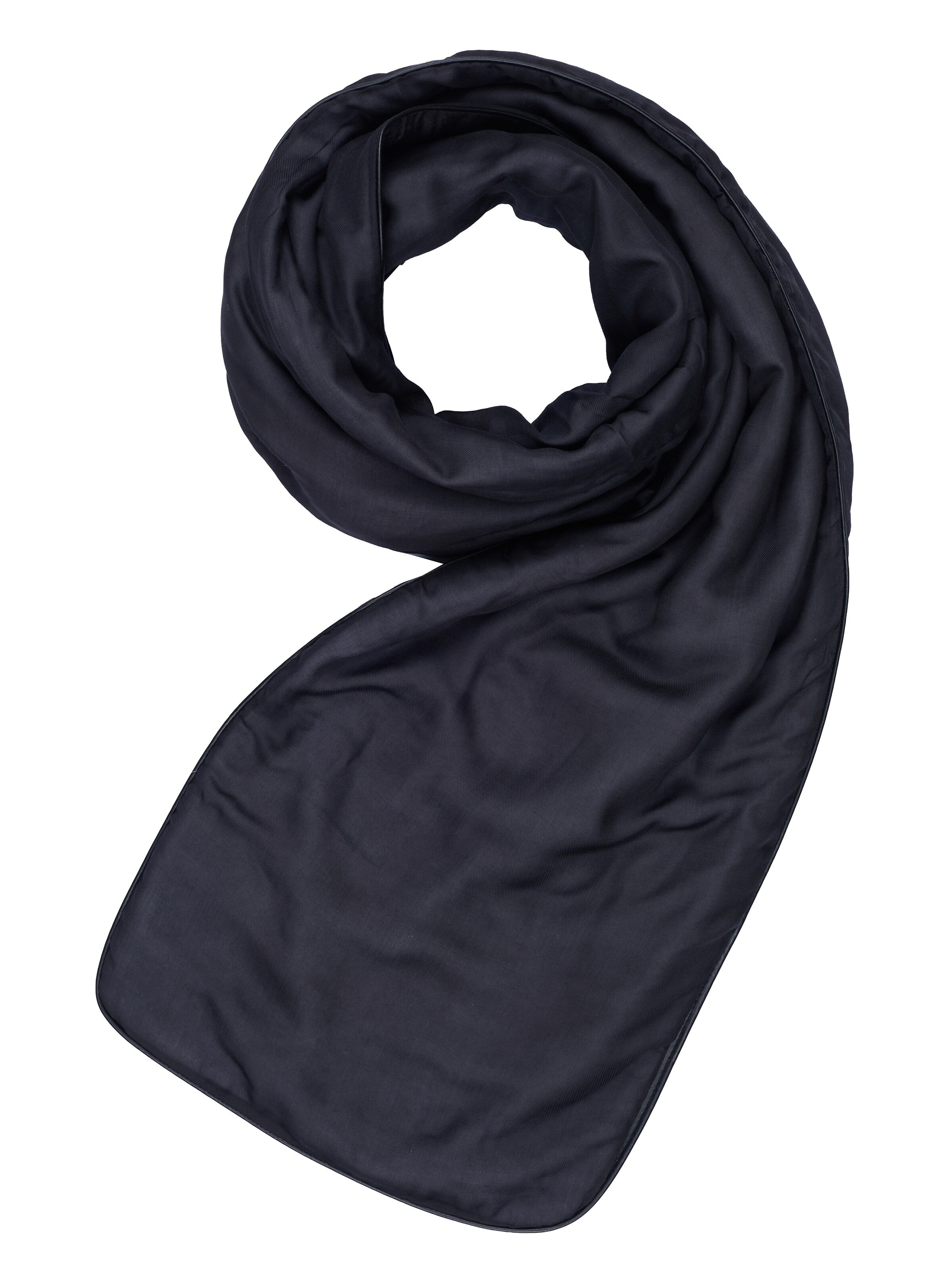 ARMANI Schal‌‌‌‌‌ in Schwarz: Vorderseite