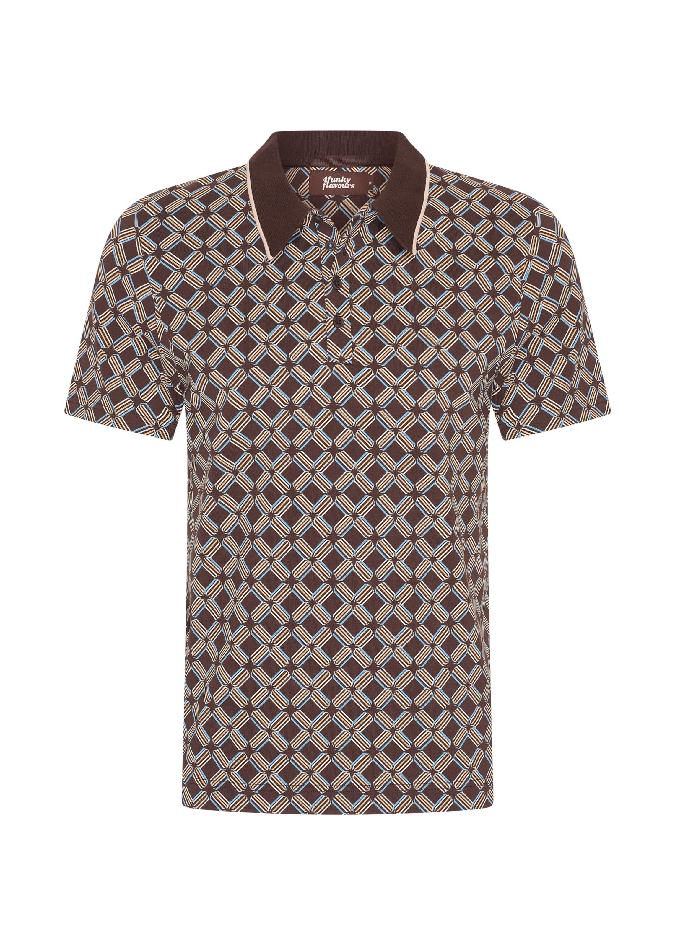 4funkyflavours Shirt 'You & I' in Brown: front