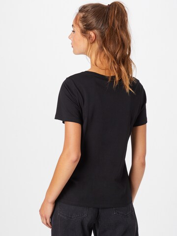 PIECES T-shirt 'METALINA' i svart