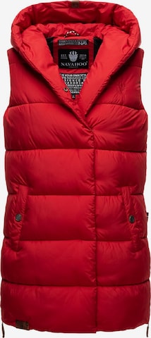 NAVAHOO Bodywarmer 'Madilynaa' in Rood: voorkant