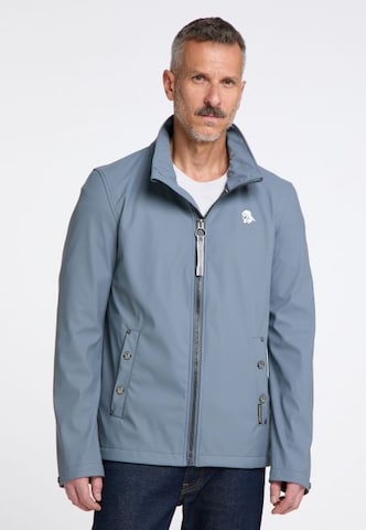 Schmuddelwedda Between-Season Jacket in Blue: front