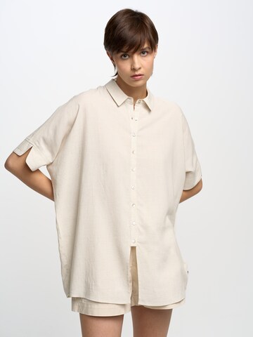 BIG STAR Blouse in Beige: front