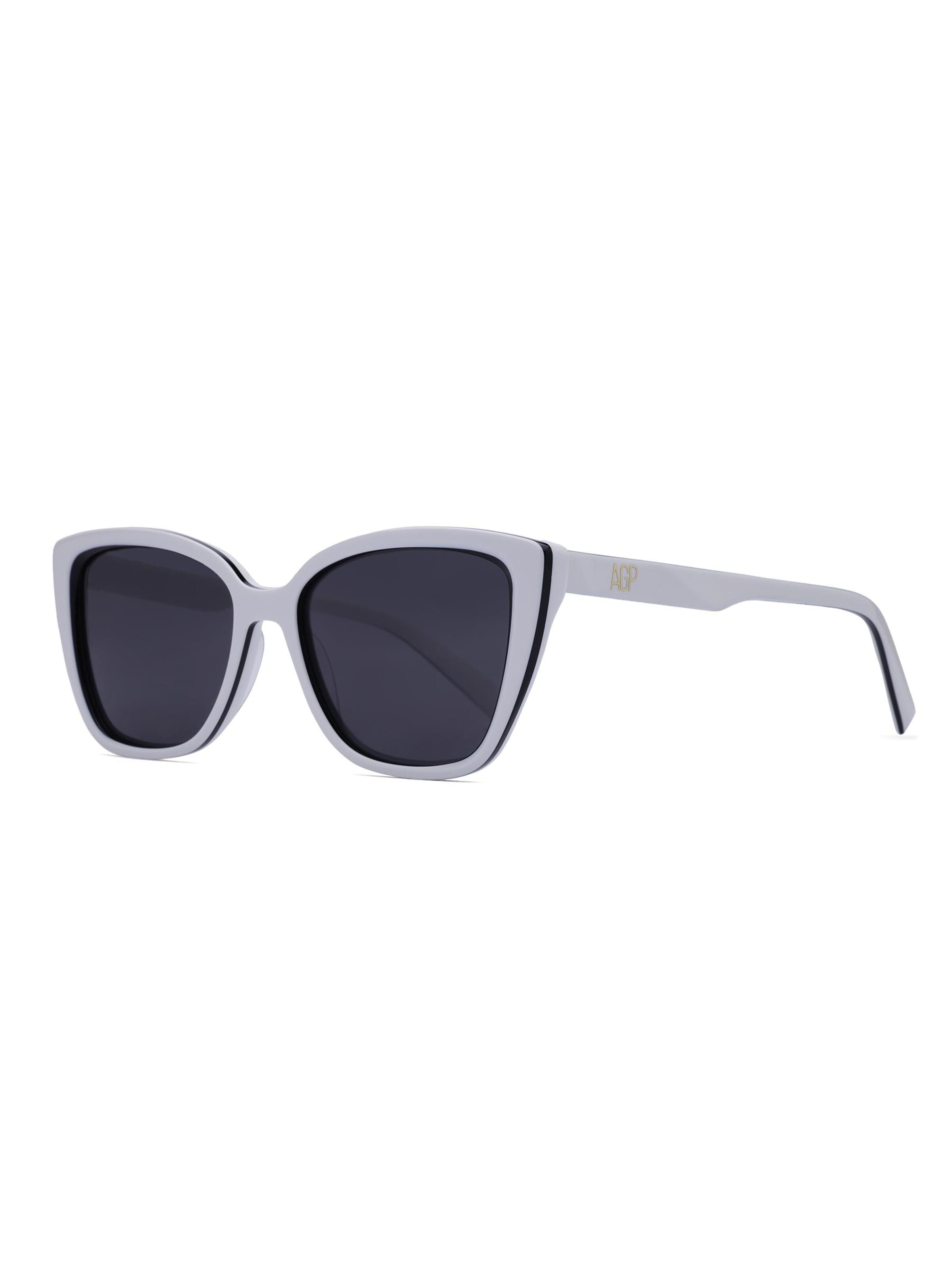 AVANT-GARDE PARIS Sunglasses 'Cat Eye Nerida' in White: front
