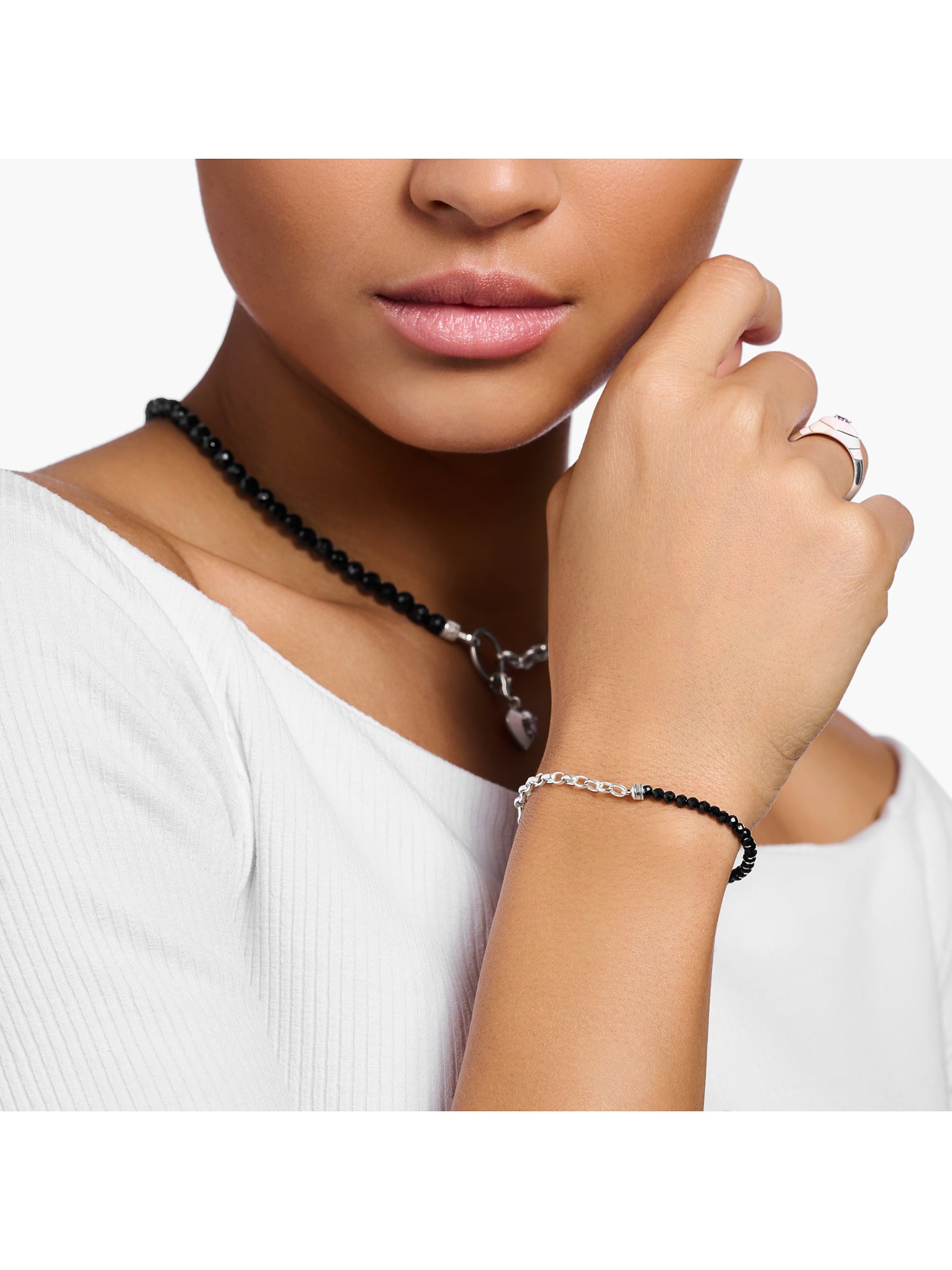 Thomas Sabo Armband 'Charm' in Zilver: voorkant