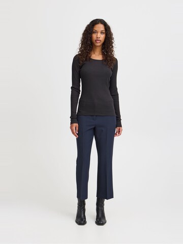 ICHI Shirt 'Palmer' in Zwart
