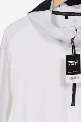 ADIDAS PERFORMANCE Sweatshirt & Zip-Up Hoodie in M in White