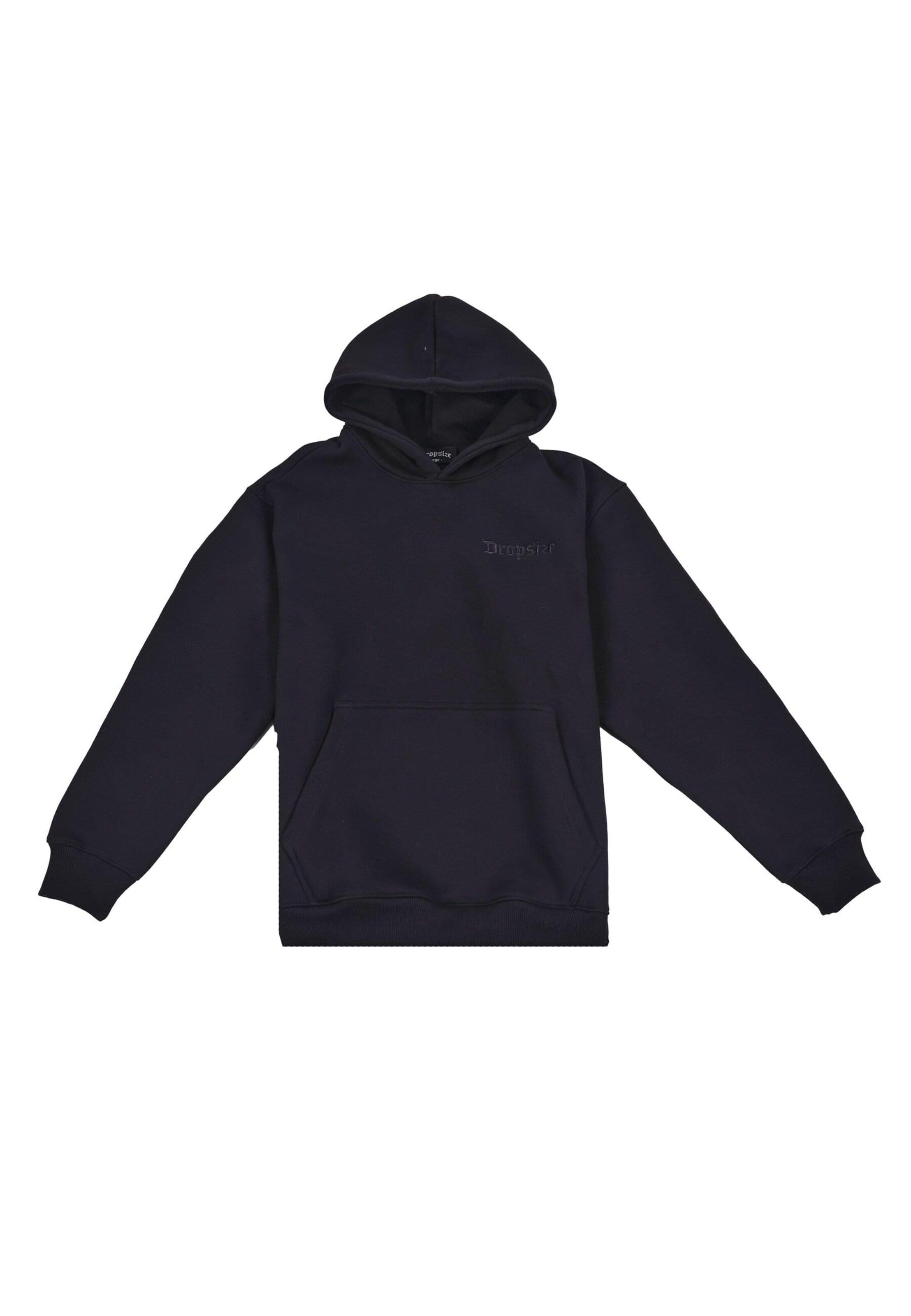 Dropsize Mikina – černá: přední strana