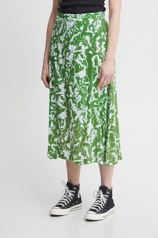 ICHI Skirt in Green: front