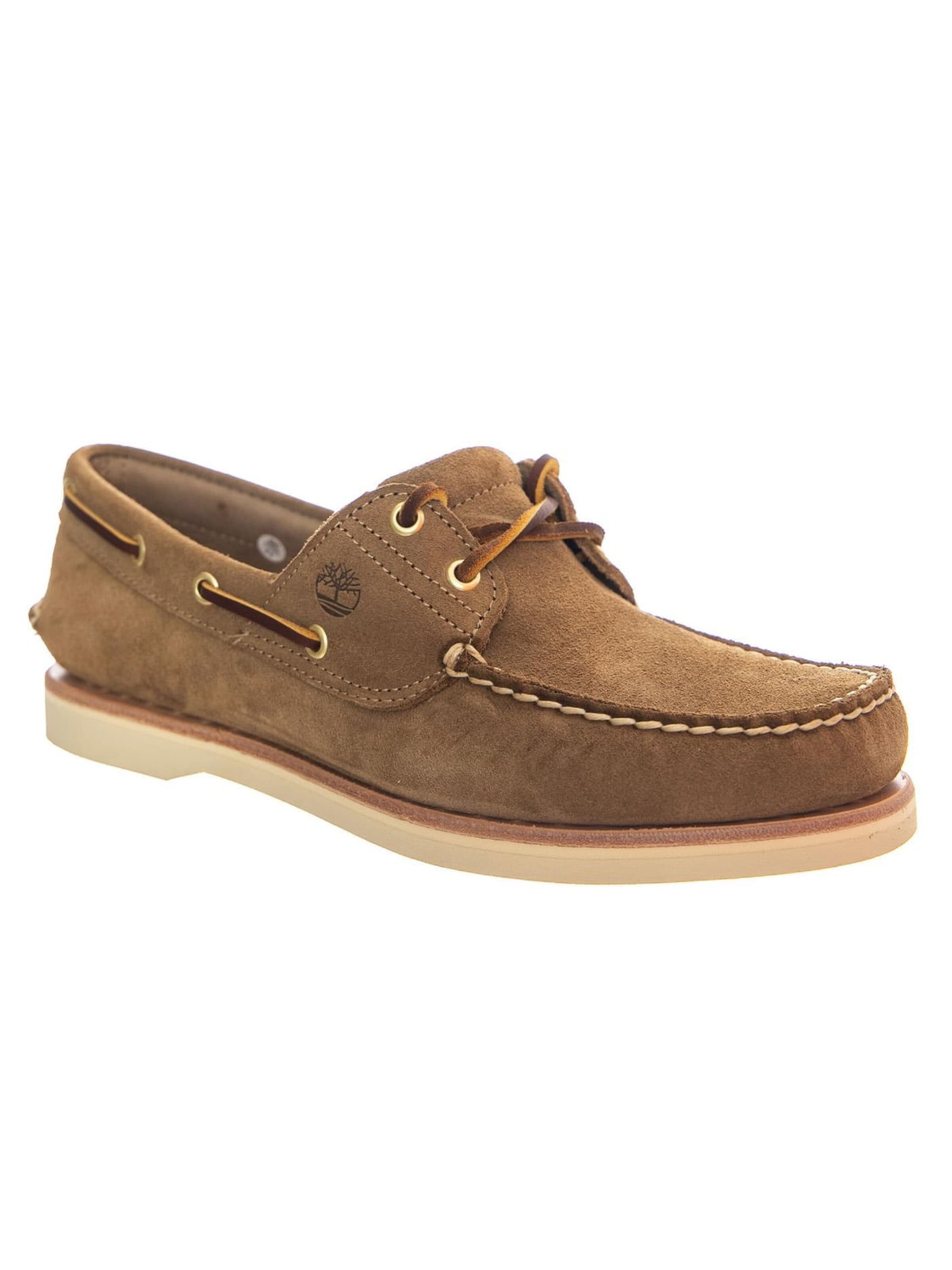 TIMBERLAND Slip-ons 'CFTB Boat Shoe MD Beige Suede' in Beige