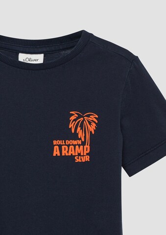 s.Oliver Shirt in Blauw