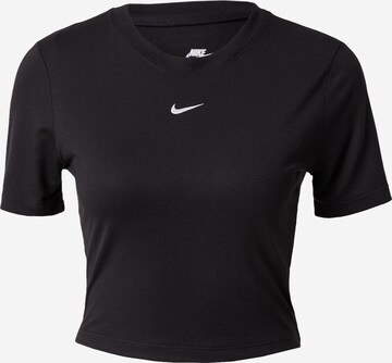 Nike Sportswear T-Shirt 'Essential' in Schwarz: predná strana