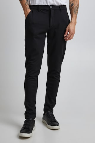 !Solid גזרת סלים מכנסי צ'ינו 'DAVE BARRO' בשחור: מלפנים