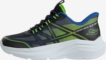 SKECHERS - Sapatilhas 'MICROSPEC VELOCITY - GRID-SHIFT' em preto: frente