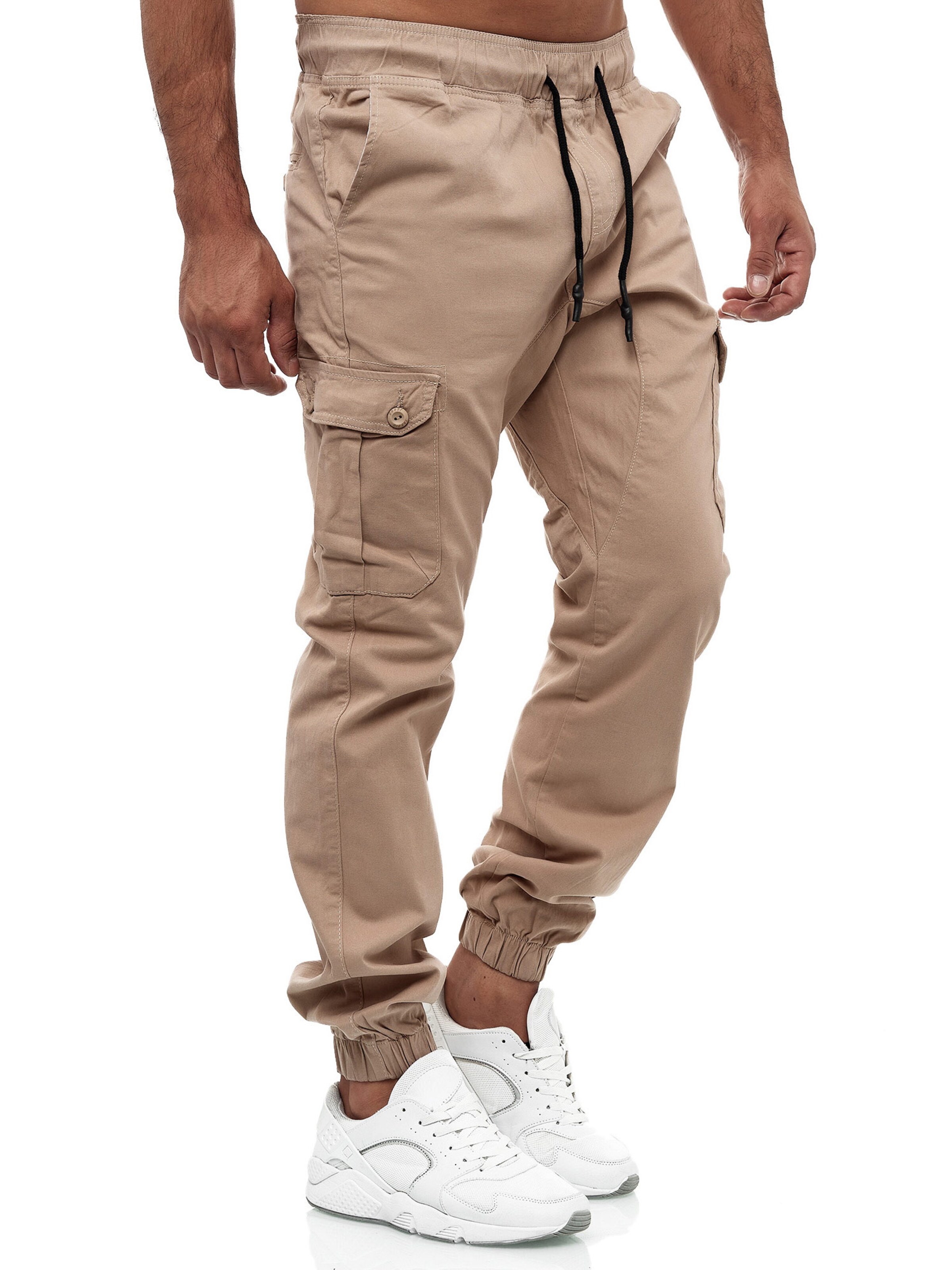 Tazzio Regular Cargobroek '16610' in Beige