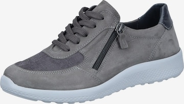 Comfortabel Schnürschuh in Grau: Vorderseite