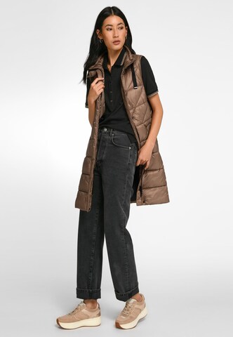 Basler Longweste Vest in Beige