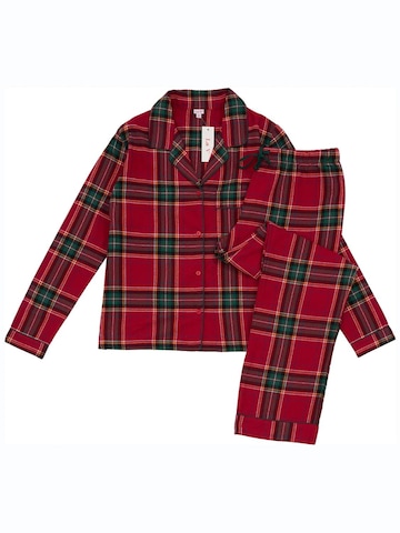 La V Pajama in Red