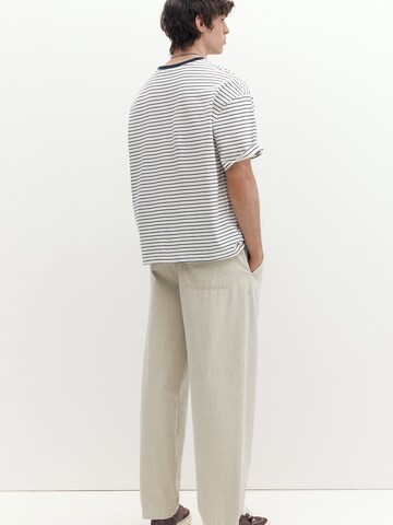 Pull&Bear Baggy Панталон в бяло