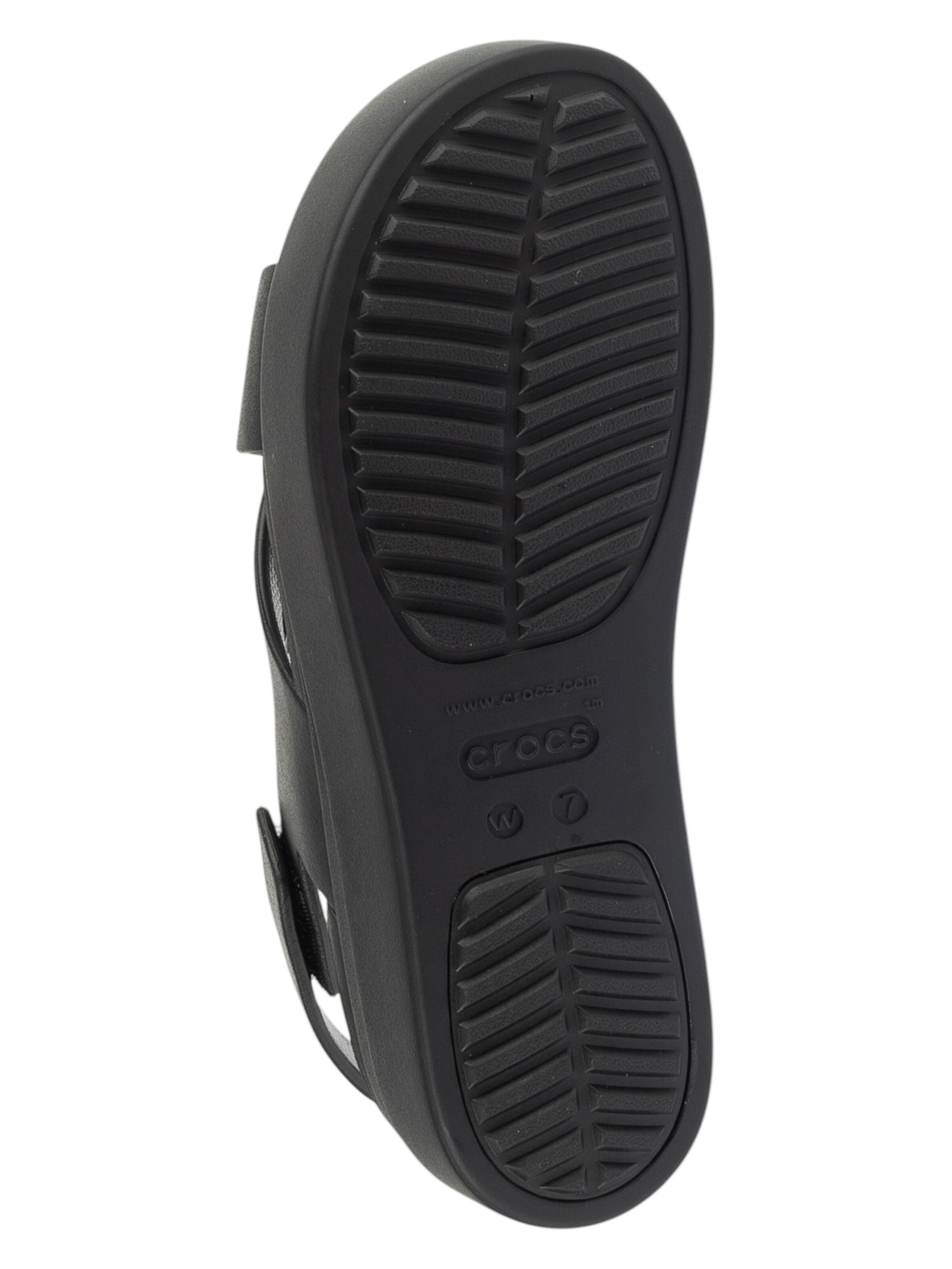 Crocs Sandale 'Brooklyn 4U'‌‌‌‌ in Schwarz