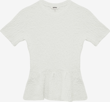 Koton T-Shirt in Beige: Vorderseite