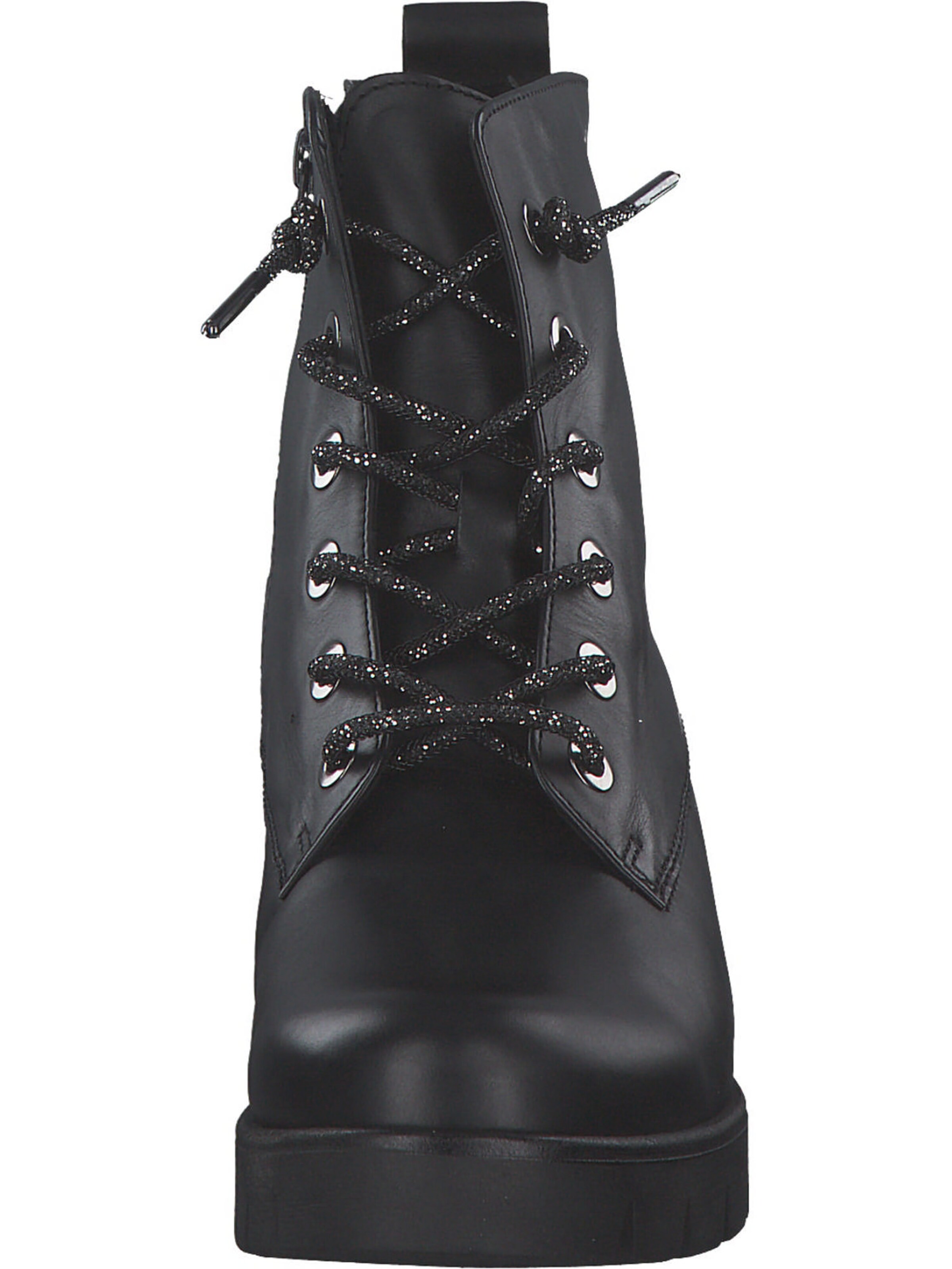 GABOR Lace-up bootie in Black