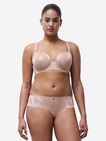 Chantelle T-shirt Bra 'Glaze' in Beige