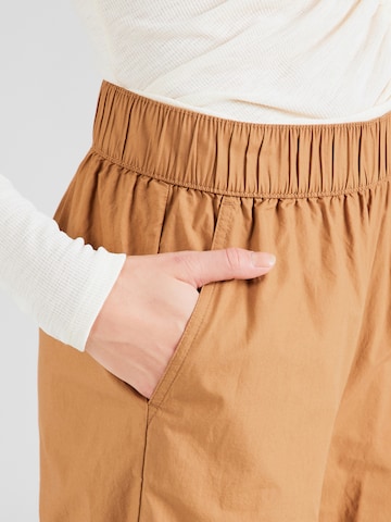 s.Oliver Wide Leg Hose in Braun