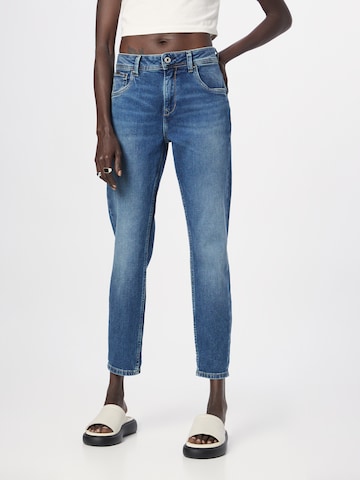 Coupe slim Jean 'Violet' Pepe Jeans en bleu : devant