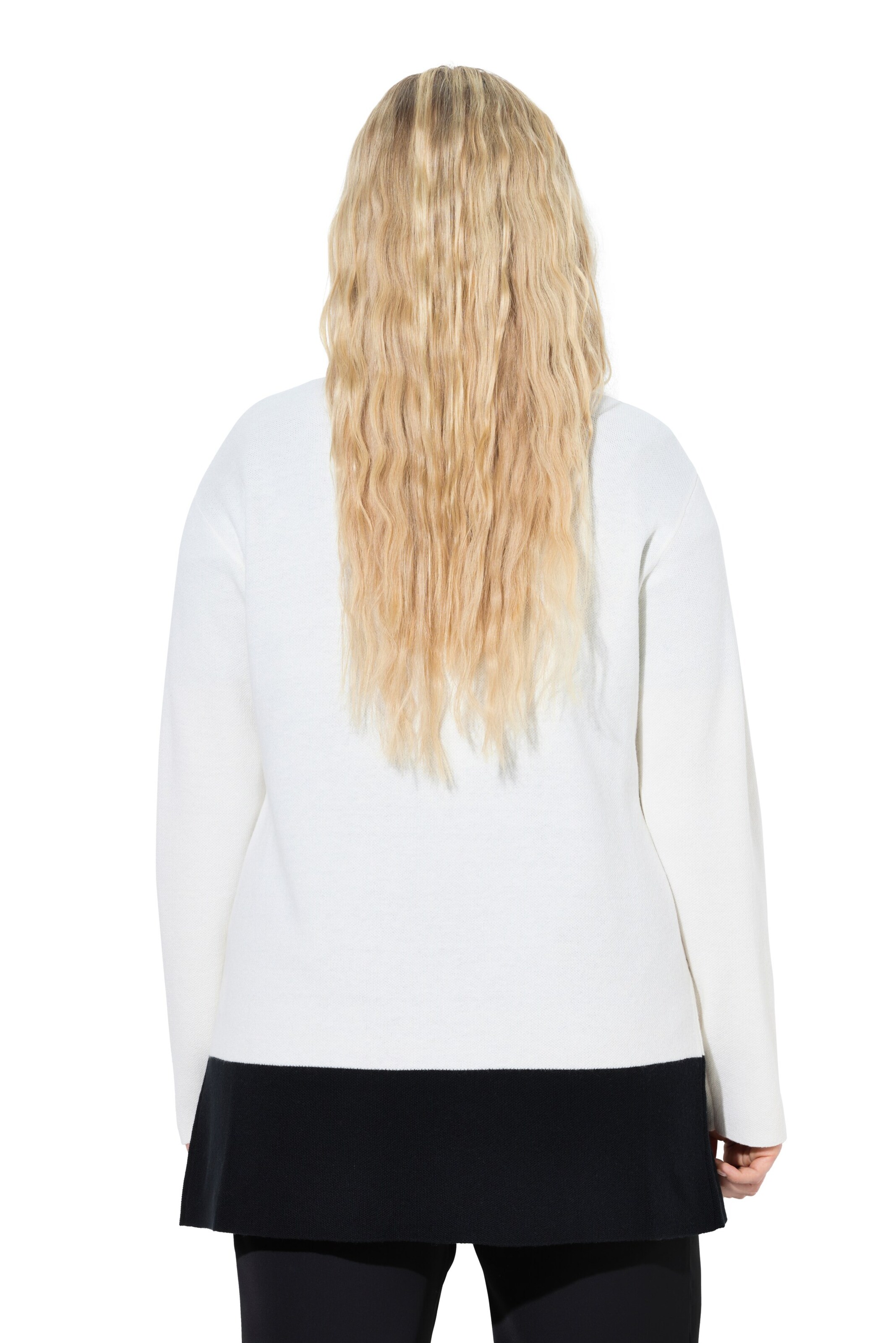 Ulla Popken Gebreid vest in Wit