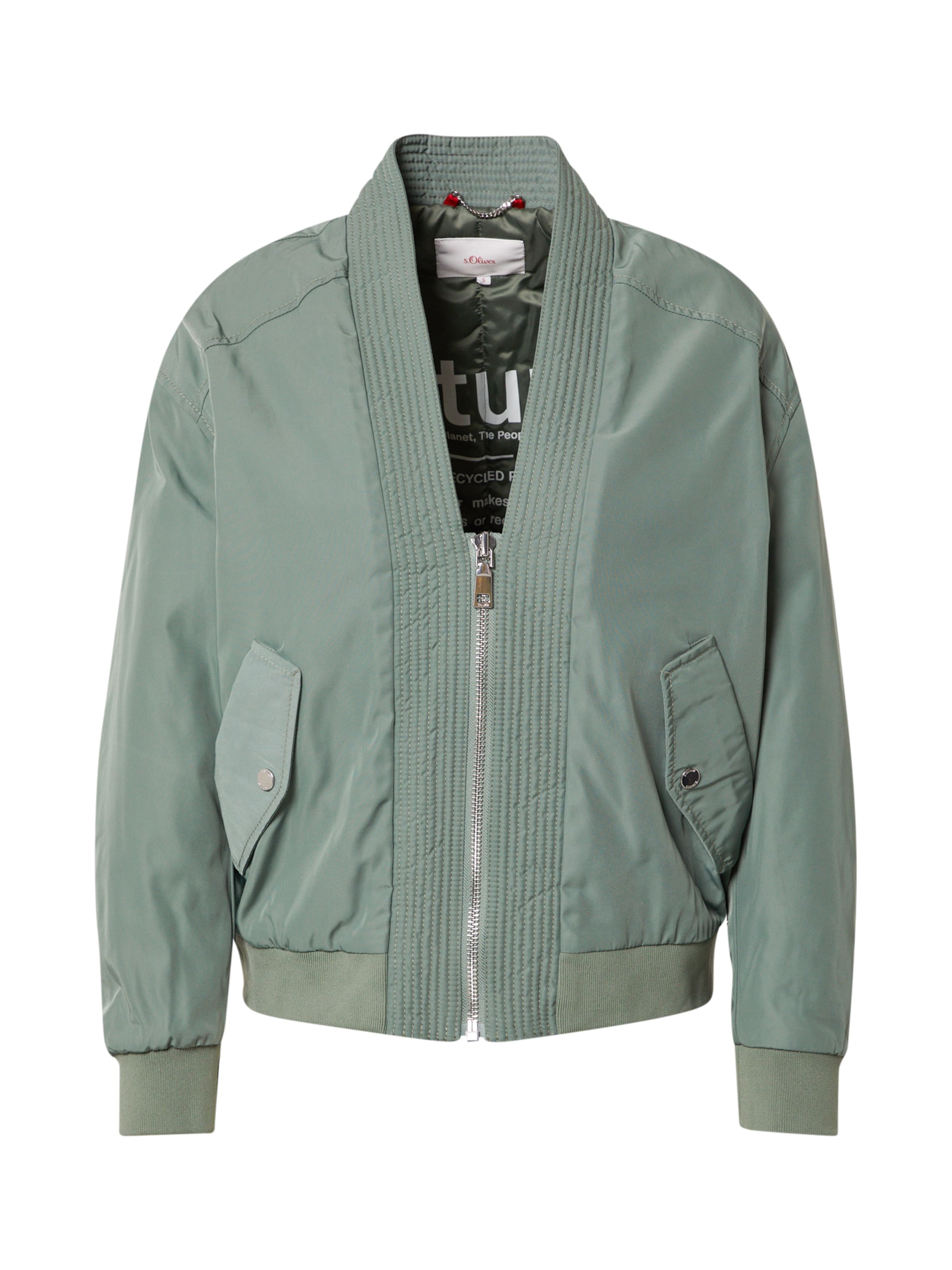 s.Oliver Übergangsjacke in oliv, Produktansicht