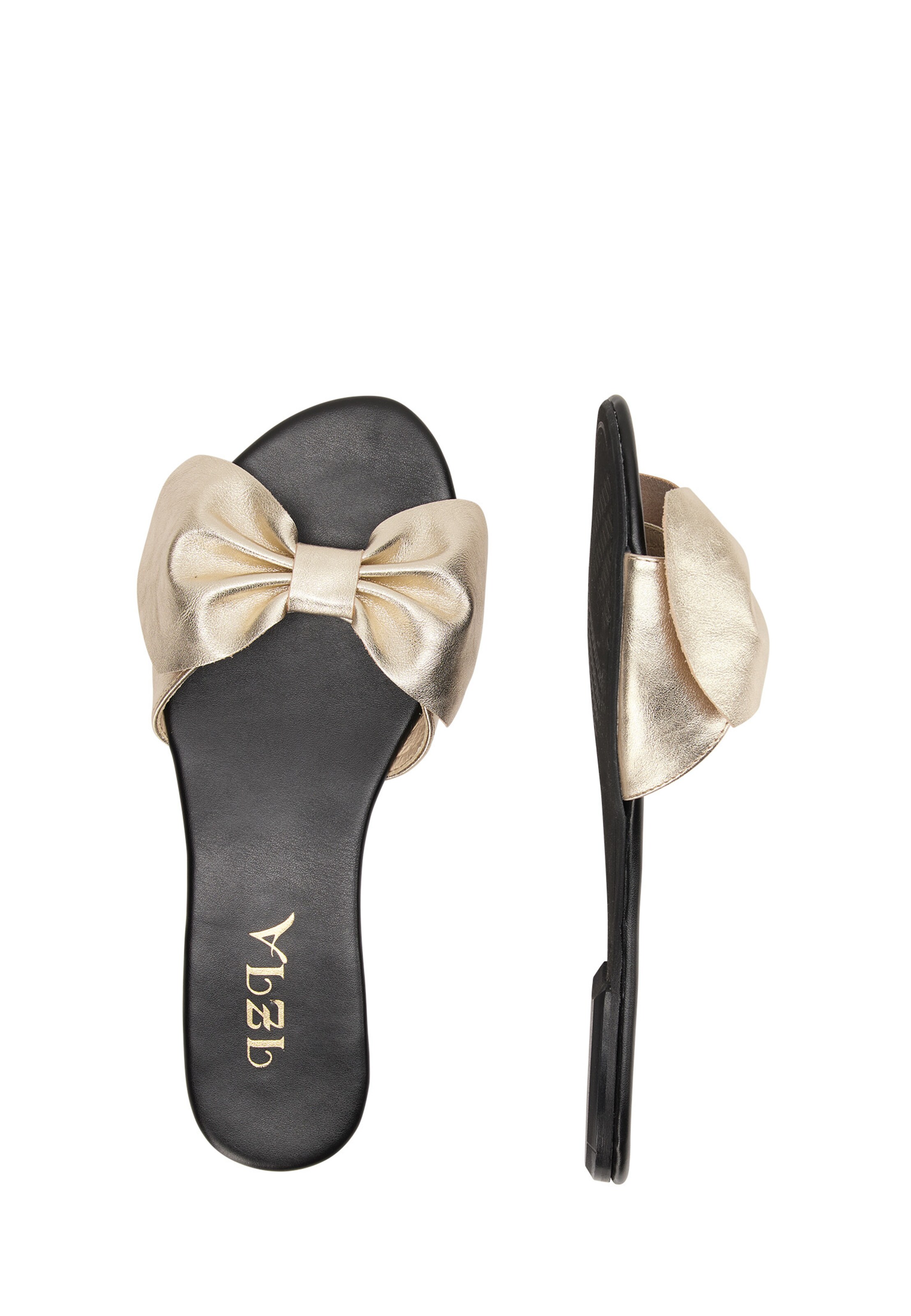 Frauen Pantoletten IZIA Pantolette in Gold - IO96689 Frauen Pantoletten IZIA Pantolette in Gold - IO96689