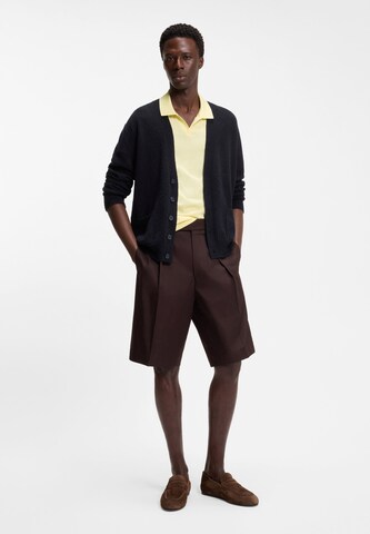 BOSS Shirt 'Ponti' in Yellow