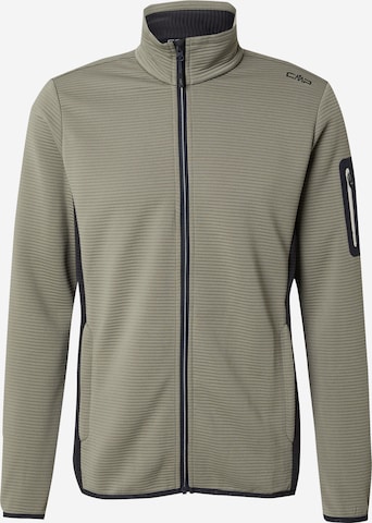 CMPTehnička flis jakna - zelena boja: prednji dio