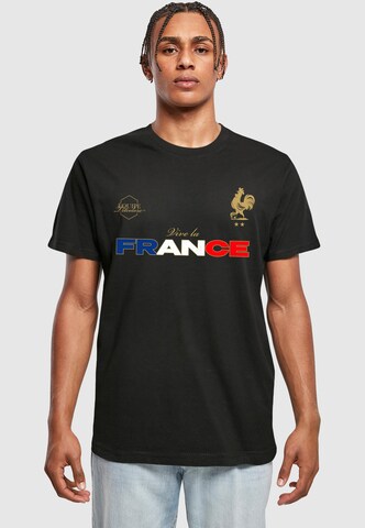 Mister Tee T-Shirt 'France' in Schwarz: Vorderseite