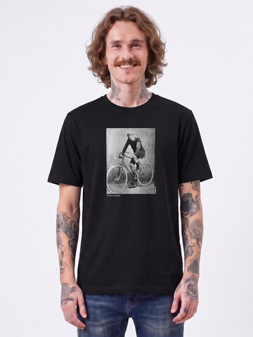 Maglietta 'No Gears No Limits' di Watapparel in nero: frontale