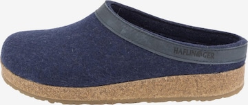 HAFLINGER Clogs 'Torben Grizzly' in Blue: front