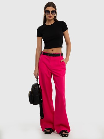 BIG STAR Wide leg Trousers 'Malu' in Pink